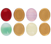 Cabochons Oval 12x10mm