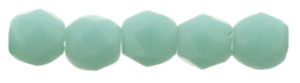 Fire-Polish 2mm (loose) : Opaque Turquoise